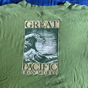 COPY - Patagonia - great pacific iron works long sleeve graphic - green